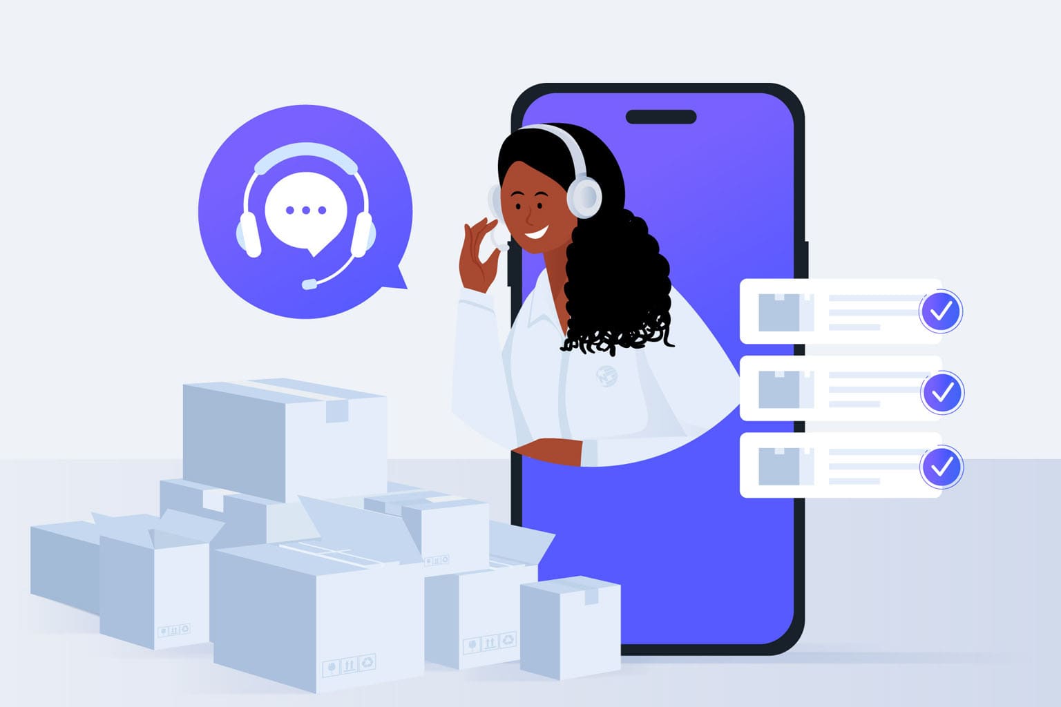 قبول الطلبات ومعالجتها عبر الهاتف