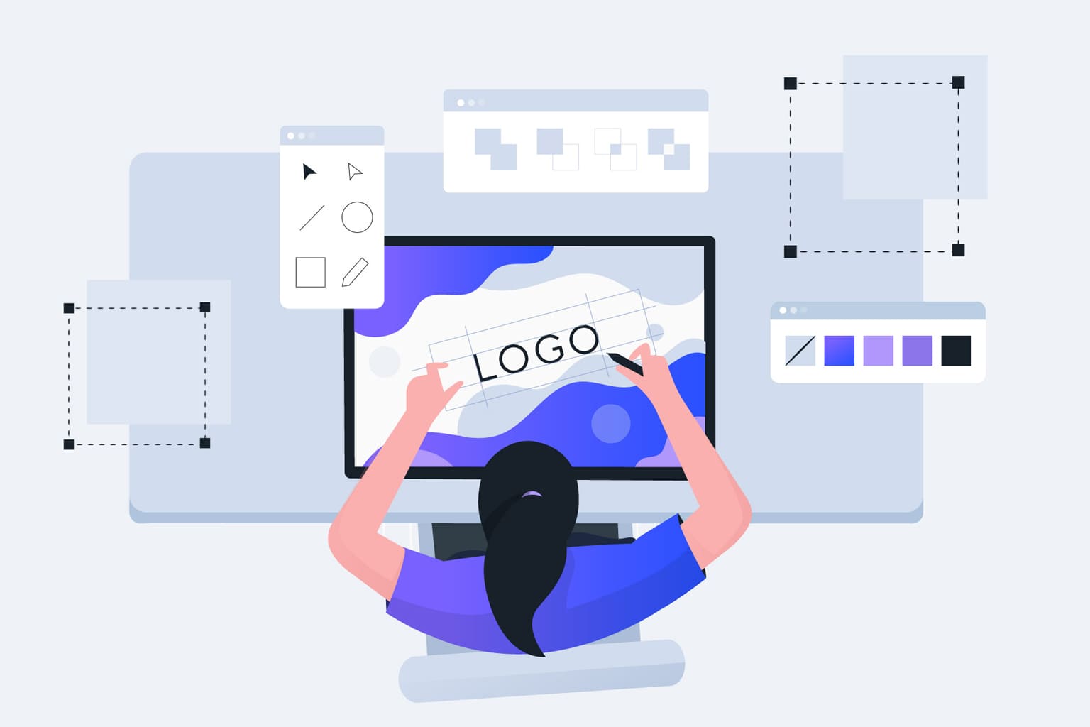 خدمات تصميم الشعارات الاحترافية